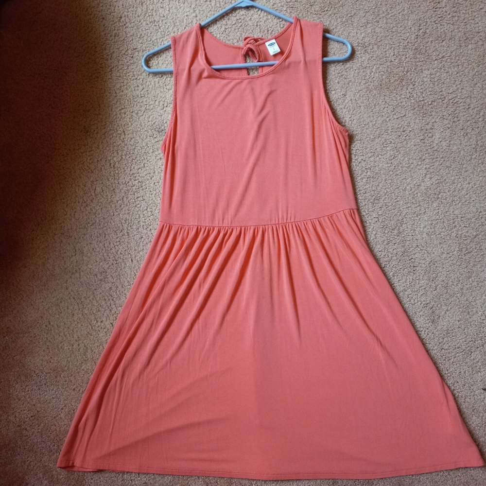 🌱3/$10🌱 Old Navy Dark peach high waist dress